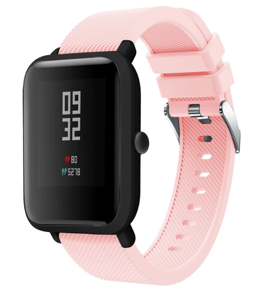 Strap-it Strap-it Bracele silicone Xiaomi Amazfit Bip (rose)