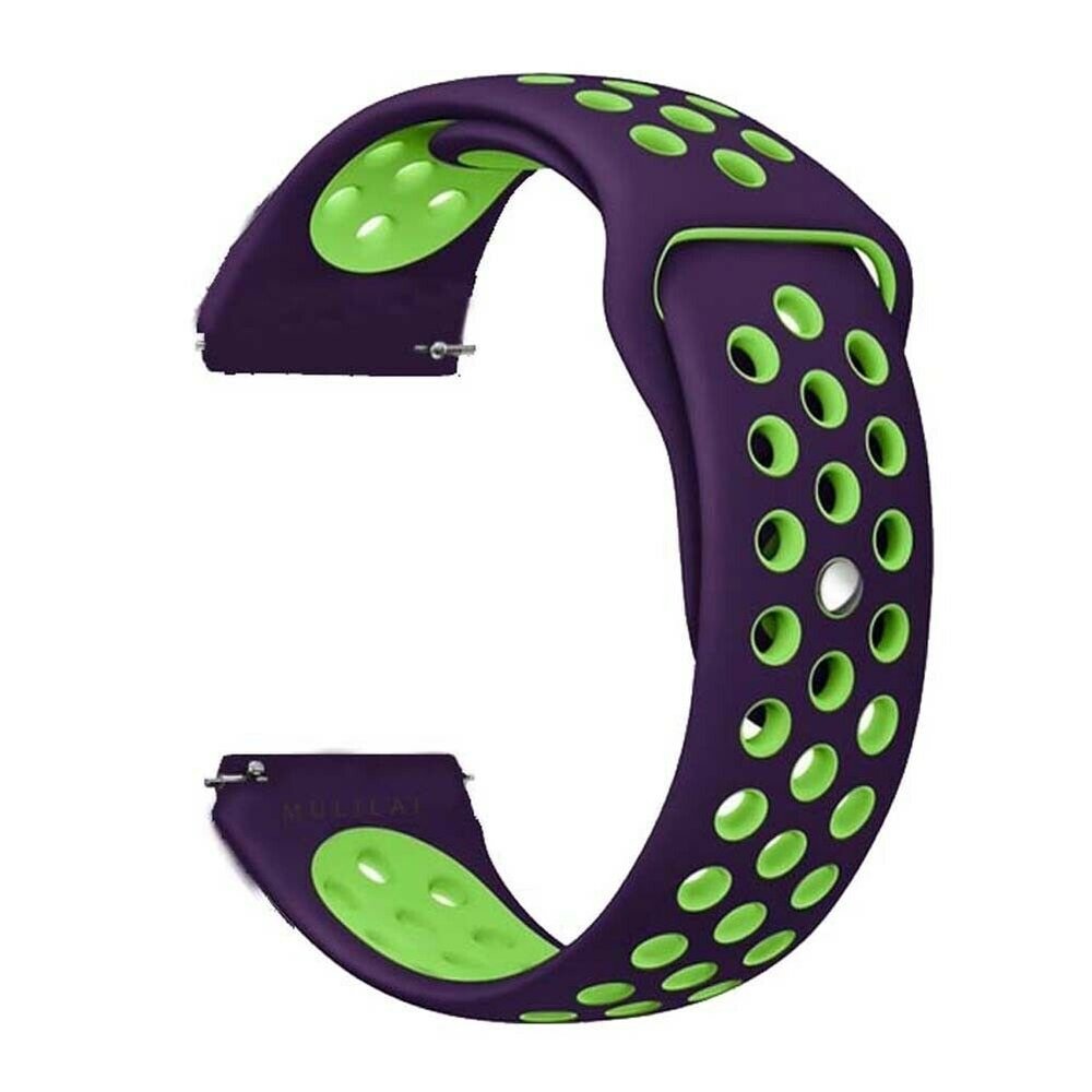 Strap-it Strap-it Bracelet sport Xiaomi Amazfit Bip (violet/jaune) Strap-it Strap-it Bracelet sport Xiaomi Amazfit Bip (violet/jaune)