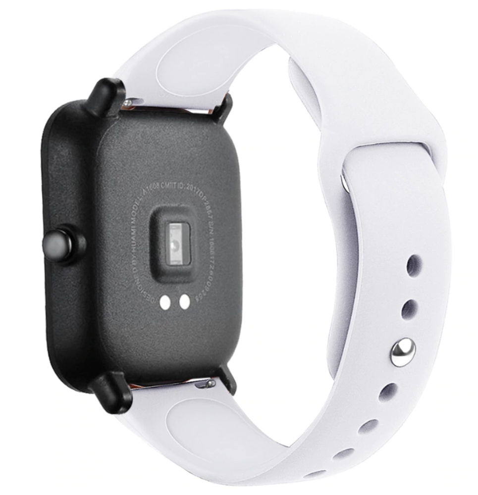 Strap-it Strap-it Bracelet sport Xiaomi Amazfit Bip (blanc) Strap-it Strap-it Bracelet sport Xiaomi Amazfit Bip (blanc)