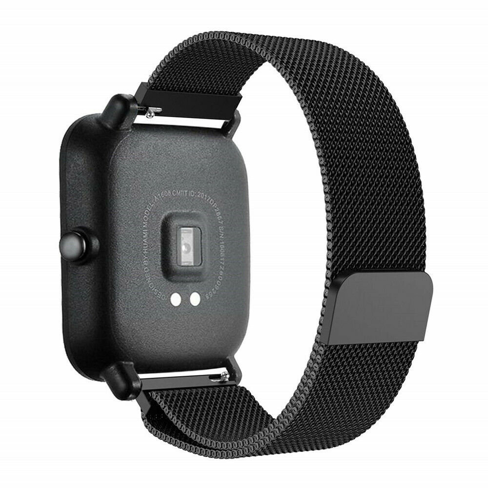 Strap-it Strap-it Bracelet Milanais Xiaomi Amazfit Bip (noir)