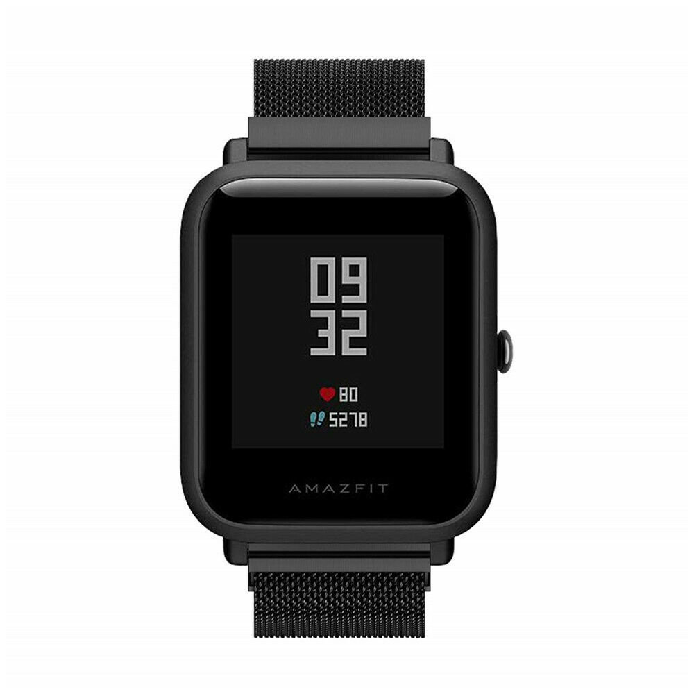 Strap-it Strap-it Bracelet Milanais Xiaomi Amazfit Bip (noir)