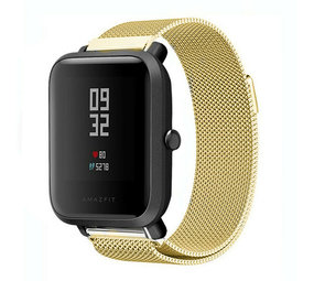 Strap-it Bracelet Milanais Xiaomi Amazfit Bip (or)