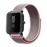 Strap-it Bracelet nylon Xiaomi Amazfit Bip (rose sable)