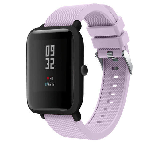 Strap-it Strap-it Bracelet silicone Xiaomi Amazfit Bip (lilas)