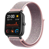 Strap-it Bracelet nylon Xiaomi Amazfit GTS (rose sable)