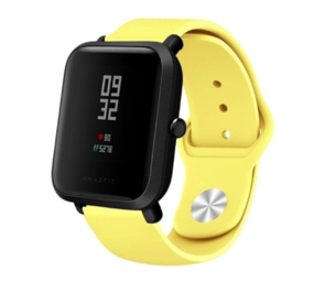 Strap-it Bracelet sport Xiaomi Amazfit Bip (jaune) Strap-it Bracelet sport Xiaomi Amazfit Bip (jaune)