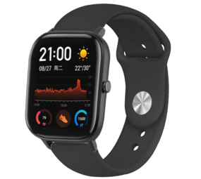 Strap-it Bracelet sport Xiaomi Amazfit GTS (noir)