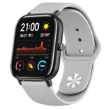 Strap-it Bracelet sport Xiaomi Amazfit GTS (gris)