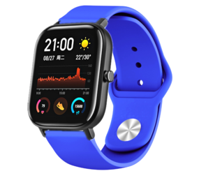Strap-it Bracelet sport Xiaomi Amazfit GTS (bleu)