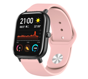 Strap-it Bracelet sport Xiaomi Amazfit GTS (rose)