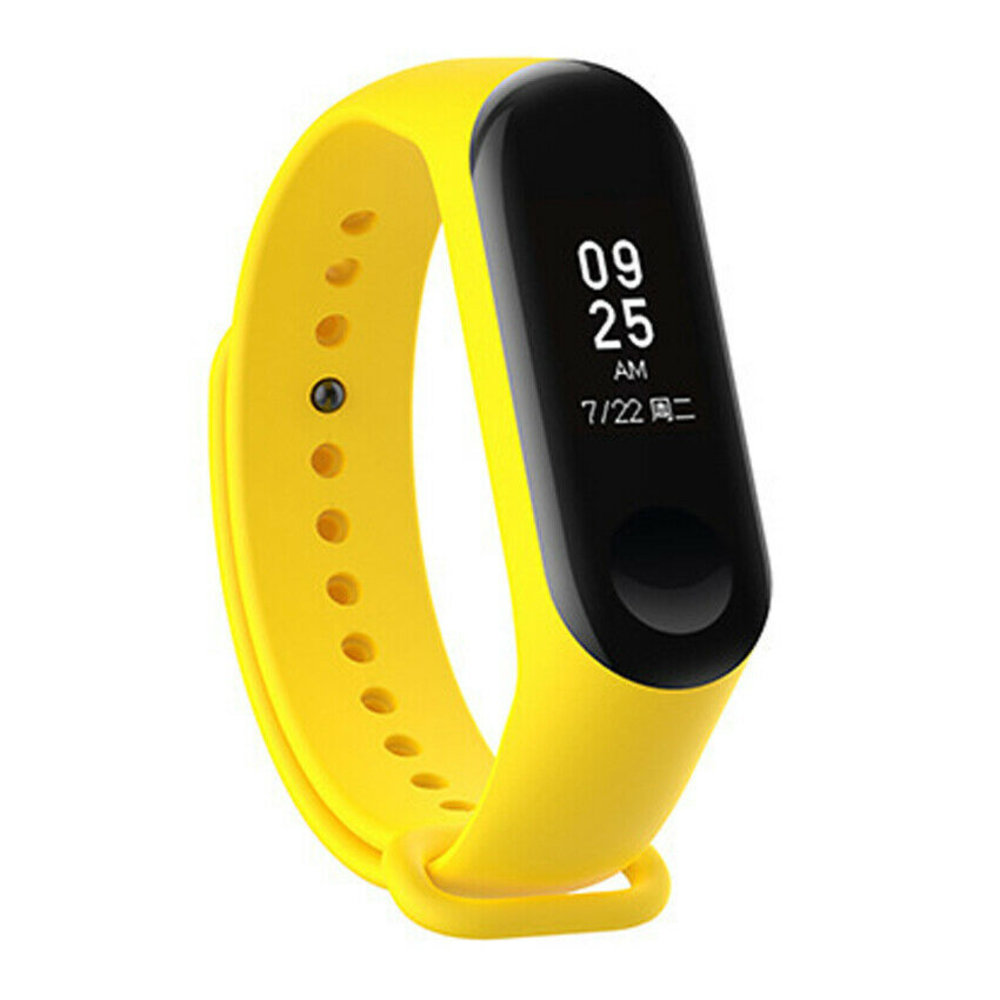 Strap-it Strap-it Bracelet silicone Xiaomi Mi Band 3 / 4 (jaune)