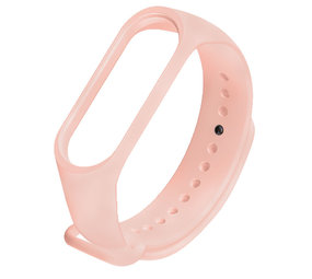 Strap-it Bracelet silicone Xiaomi Mi Band 3 / 4 (rose clair)