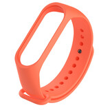Strap-it Bracelet silicone Xiaomi Mi Band 3 / 4 (orange)