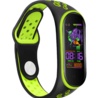 Strap-it Strap-it Bracelet sport Xiaomi Mi Band 5 (noir/vert) Strap-it Strap-it Bracelet sport Xiaomi Mi Band 5 (noir/vert)