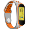 Strap-it Strap-it Bracelet sport Xiaomi Mi Band 5 (gris/orange) Strap-it Strap-it Bracelet sport Xiaomi Mi Band 5 (gris/orange)