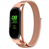 Strap-it Bracelet Milanais Xiaomi Mi Band 5 (or rose)