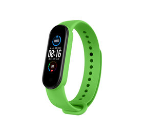 Strap-it Bracelet  silicone Xiaomi Mi Band 5 (vert clair)