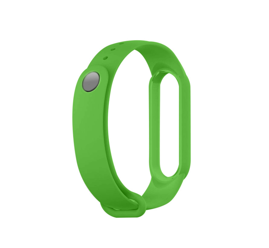 Strap-it Strap-it Bracelet  silicone Xiaomi Mi Band 5 (vert clair)