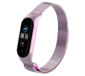 Strap-it Bracelet Milanais Xiaomi Mi Band 5 (rose)