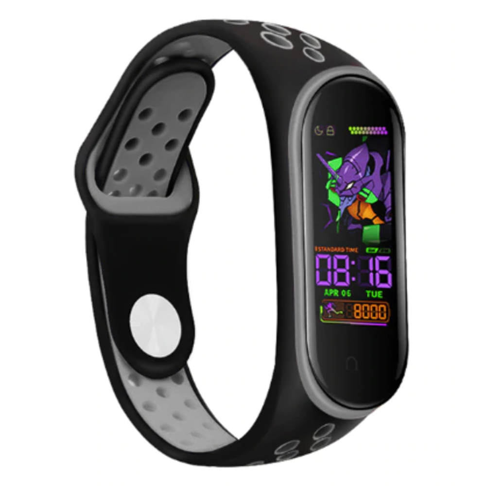 Bracelet sport Xiaomi Mi band 5 (noir/gris) Braceletsmartwatch.fr