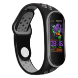 Strap-it Bracelet sport Xiaomi Mi band 5 (noir/gris) Strap-it Bracelet sport Xiaomi Mi band 5 (noir/gris)