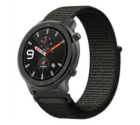 Strap-it Bracelet nylon Xiaomi Amazfit GTR (noir)