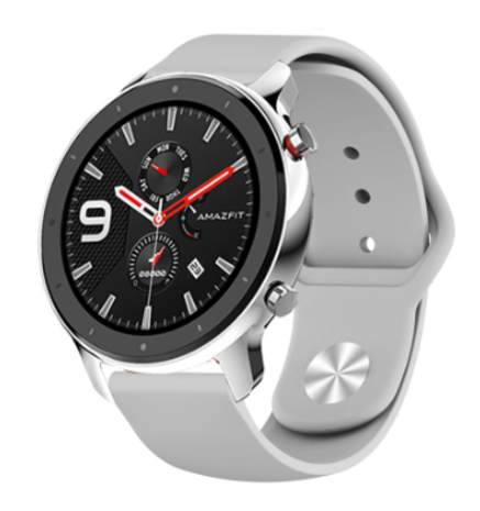 Strap-it Strap-it Bracelet sport Xiaomi Amazfit GTR (gris)