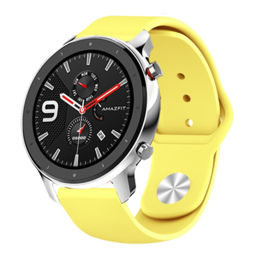Bracelet sport Xiaomi Amazfit GTR (jaune) Braceletsmartwatch.fr