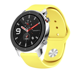 Strap-it Bracelet sport Xiaomi Amazfit GTR (jaune)