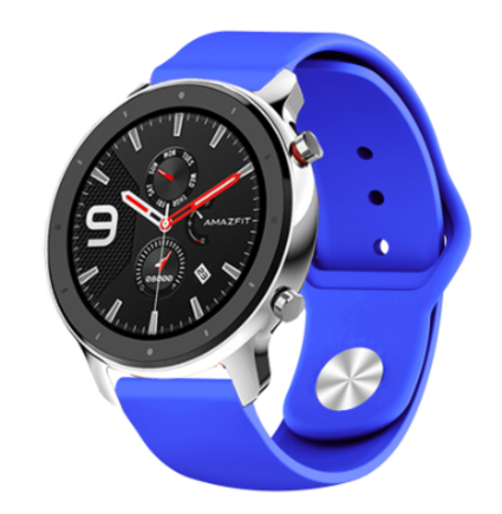 Strap-it Strap-it Bracelet sport Xiaomi Amazfit GTR (bleu) Strap-it Strap-it Bracelet sport Xiaomi Amazfit GTR (bleu)