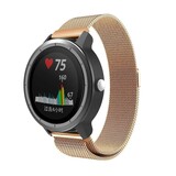 Strap-it Bracelet Milanais Garmin Vivoactive 3 (or rose)