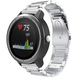 Strap-it Bracelet acier Garmin Vivoactive 3 (argent)