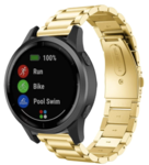 Strap-it Strap-it Bracelet acier Garmin Vivoactive 4 - 45 mm - or