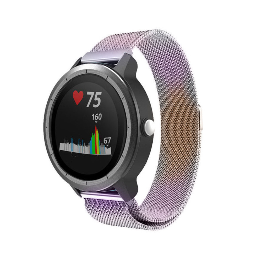 Bracelet Milanais Garmin Vivoactive 3 (arc-en-ciel) 