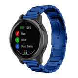Strap-it Bracelet acier Garmin Vivoactive 4 - 45mm - bleu