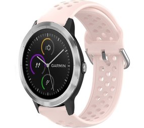 Strap-it Bracelet silicone avec trous Garmin Vivoactive 3 (rose)