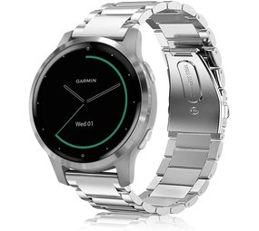 Strap-it Bracelet acier Garmin Vivoactive 4s - 40mm - argent