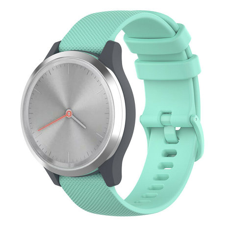 Strap-it Strap-it Bracelet silicone Garmin Vivomove 3s - 39mm - aqua