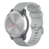 Strap-it Bracelet silicone Garmin Vivomove 3s - 39mm - gris