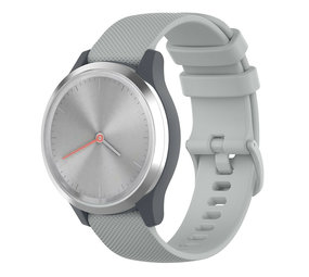 Strap-it Bracelet silicone Garmin Vivomove 3s - 39mm - gris