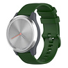 Strap-it Strap-it Bracelet silicone Garmin Vivomove 3s - 39mm - vert armée