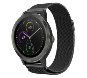 Strap-it Bracelet Milanais Garmin Vivomove 3s - 39mm - noir