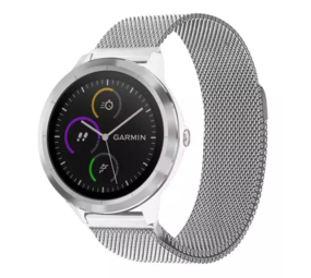 Strap-it Bracelet Milanais Garmin Vivomove 3s - 39mm - argent