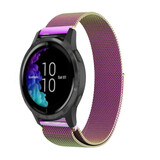 Strap-it Bracelet Milanais Garmin Venu (arc-en-ciel)