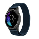Strap-it Bracelet Milanais Garmin Venu (bleu)