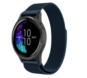 Strap-it Bracelet Milanais Garmin Venu (bleu)