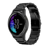 Strap-it Bracelet acier Garmin Venu (noir)