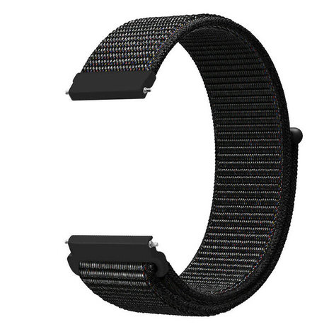 Strap-it Strap-it Bracelet nylon Garmin Venu (noir)