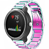 Strap-it Strap-it Bracelet acier Garmin Vivoactive 3 (arc-en-ciel) Strap-it Strap-it Bracelet acier Garmin Vivoactive 3 (arc-en-ciel)
