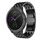Strap-it Strap-it Bracelet acier dragon Garmin Vivoactive 3 (noir)